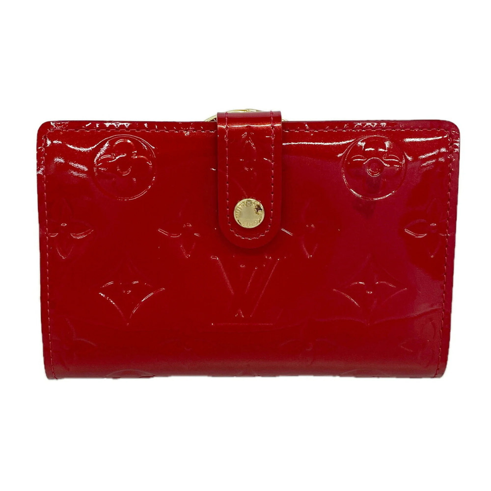 Louis Vuitton Vernis Portefeuille Viennois Wallet M93528 Pomme d'Amour Women'...